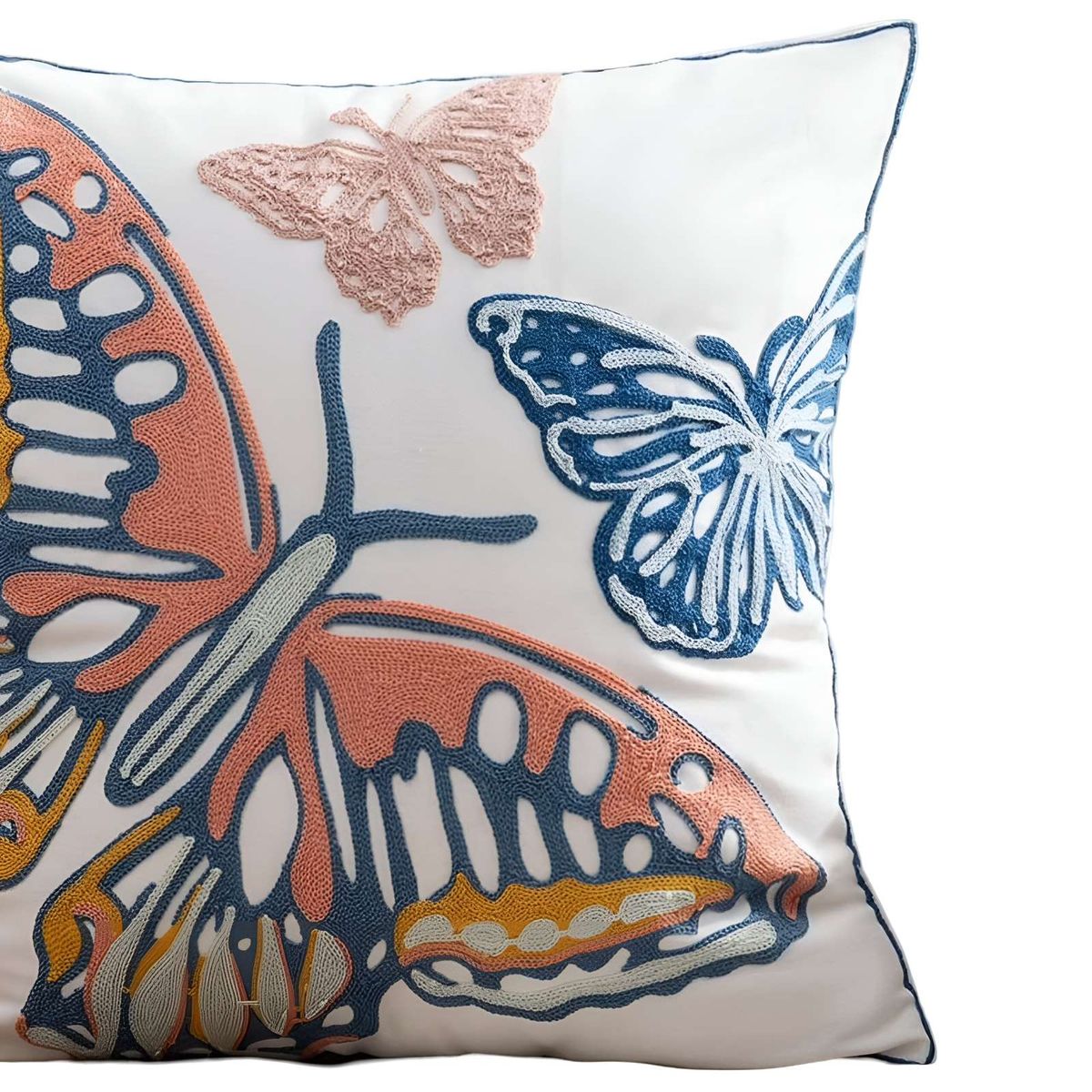 GENERICO - SET DE 2 FUNDAS BORDADAS 45x45  C67