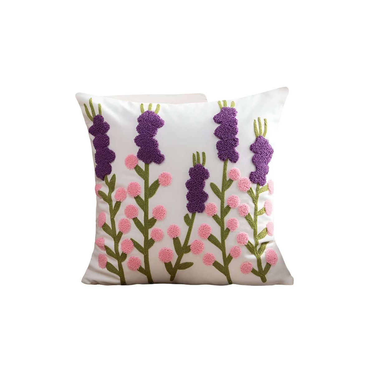 GENERICO - SET DE 2 FUNDAS BORDADAS 45x45  C69