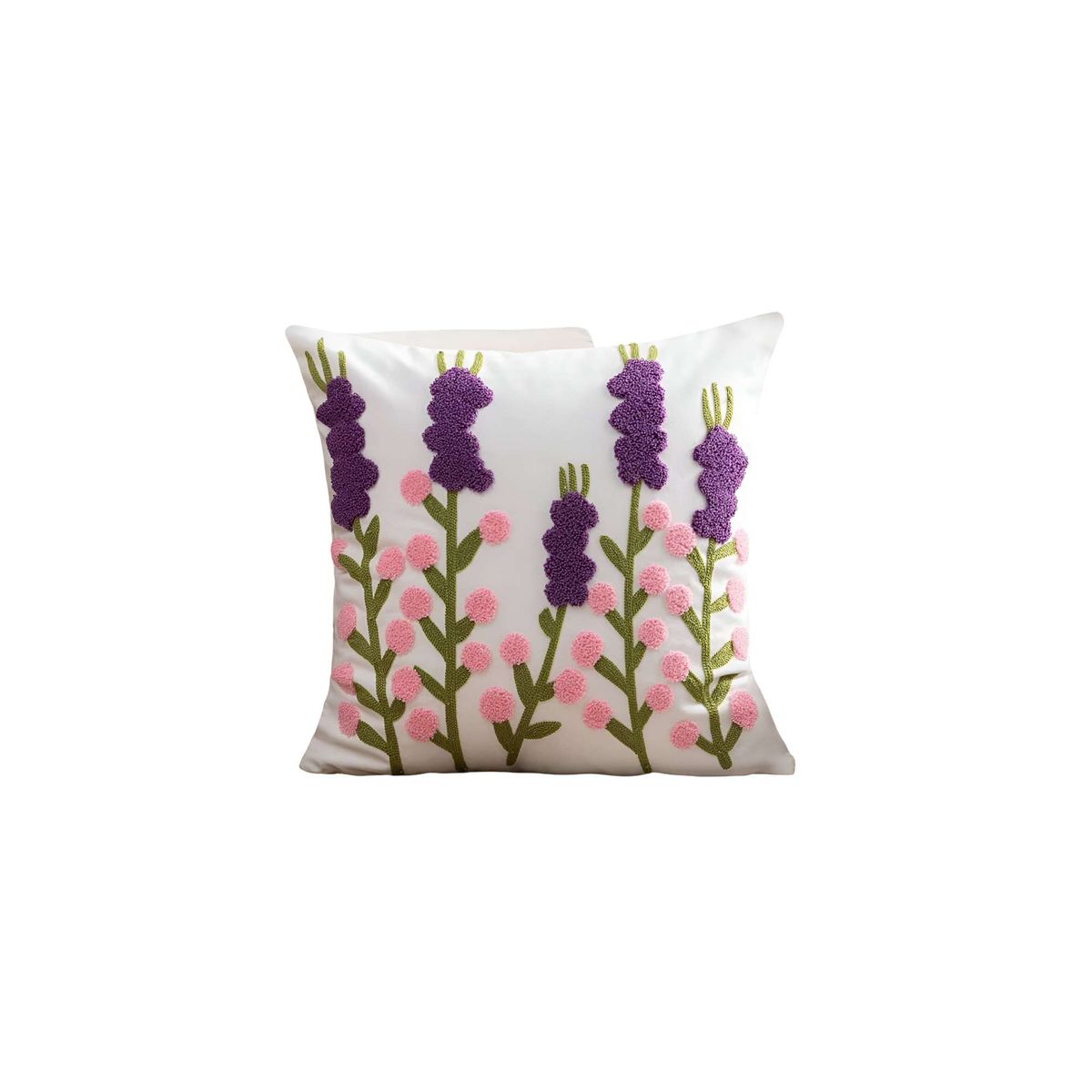 GENERICO - SET DE 2 FUNDAS BORDADAS 45x45  C69