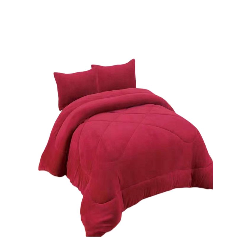 GENERICO - PLUMON DE INVIERNO 2 PLAZAS ROJO
