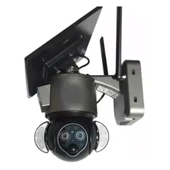 GENERICO - Camara Dual Lens, 4G, 6 megapixeles, Panel Solar, Zoom x12