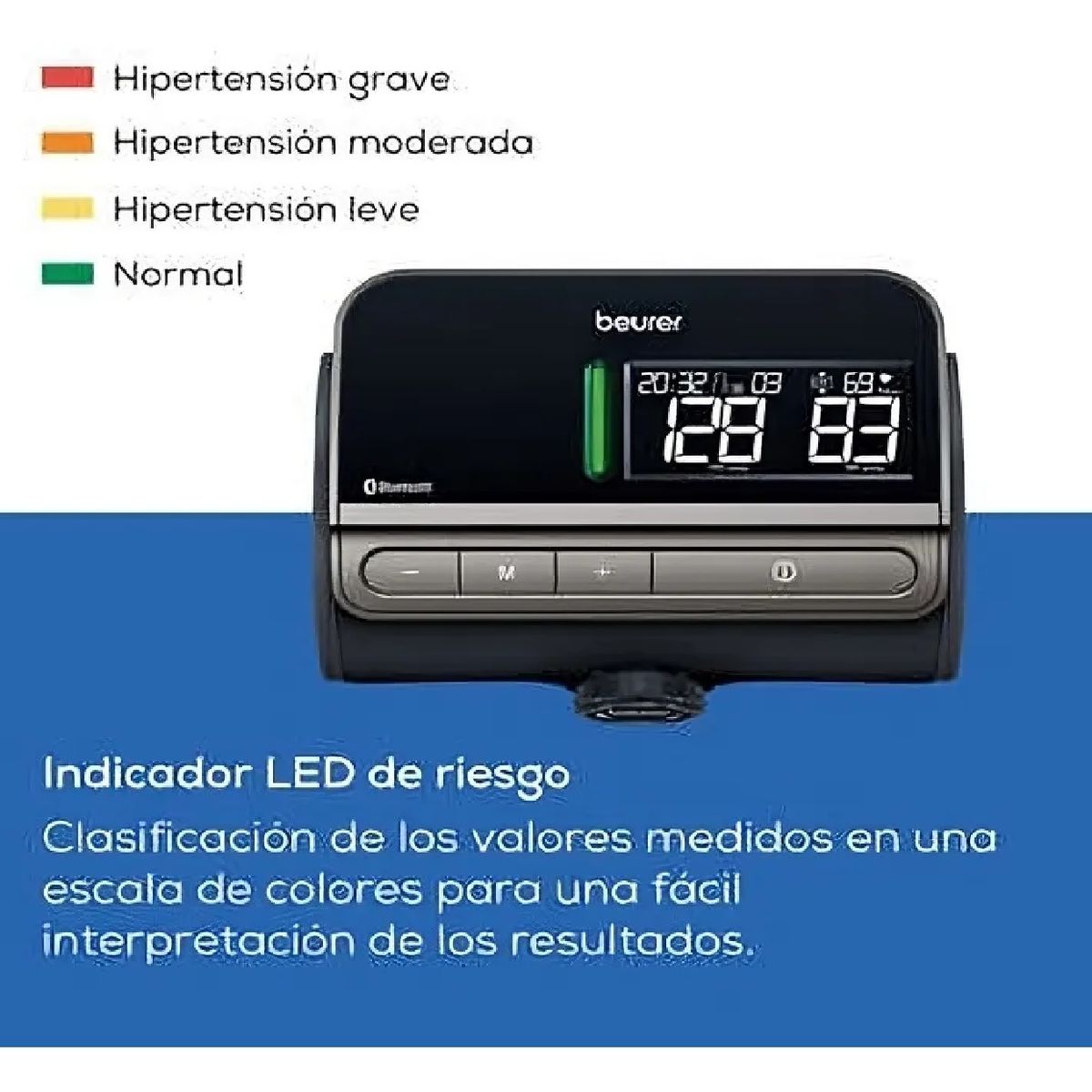 BEURER - Tensiómetro Digital De Brazo Easylock Bluetooth Beurer Bm 81