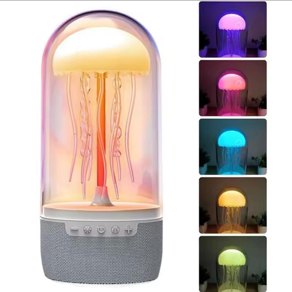 GENERICO - Lampara Parlante bluetooth Diseño Medusa