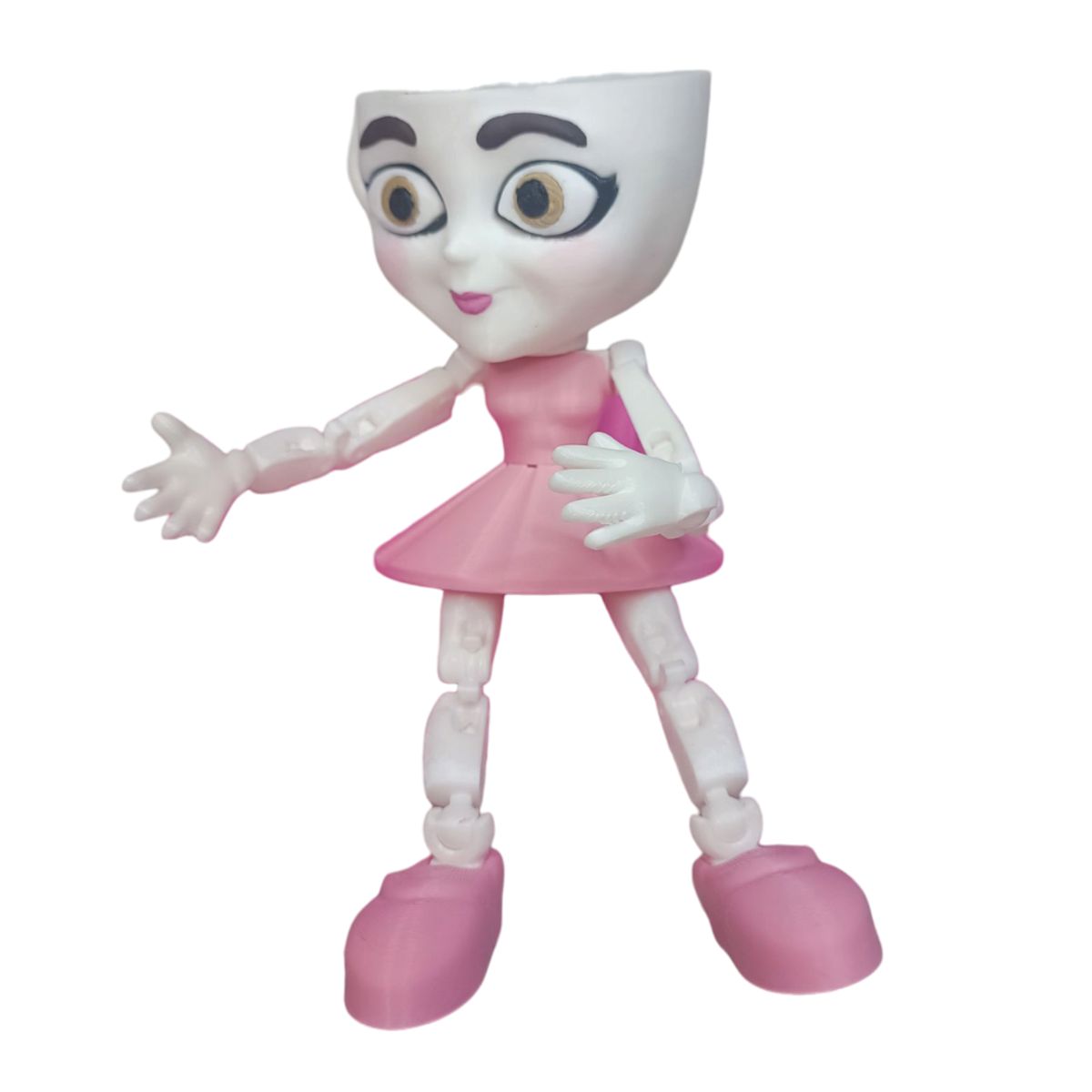 GENERICO - Ballerina capuchina figura articulada 3D