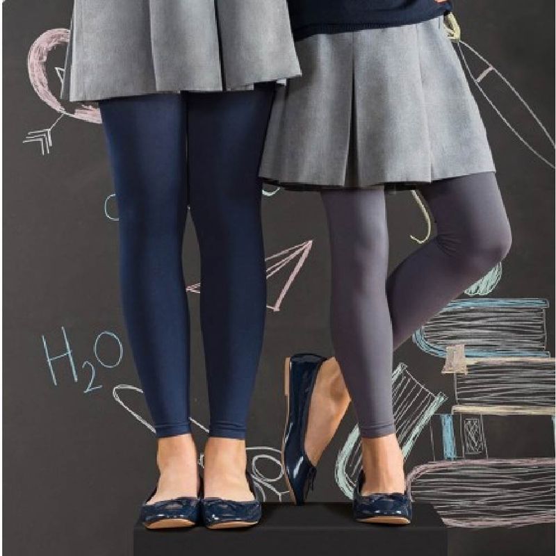 MPROPIA - Pack 2 Calza Niña Invierno Forro Polar Escolar Colegio