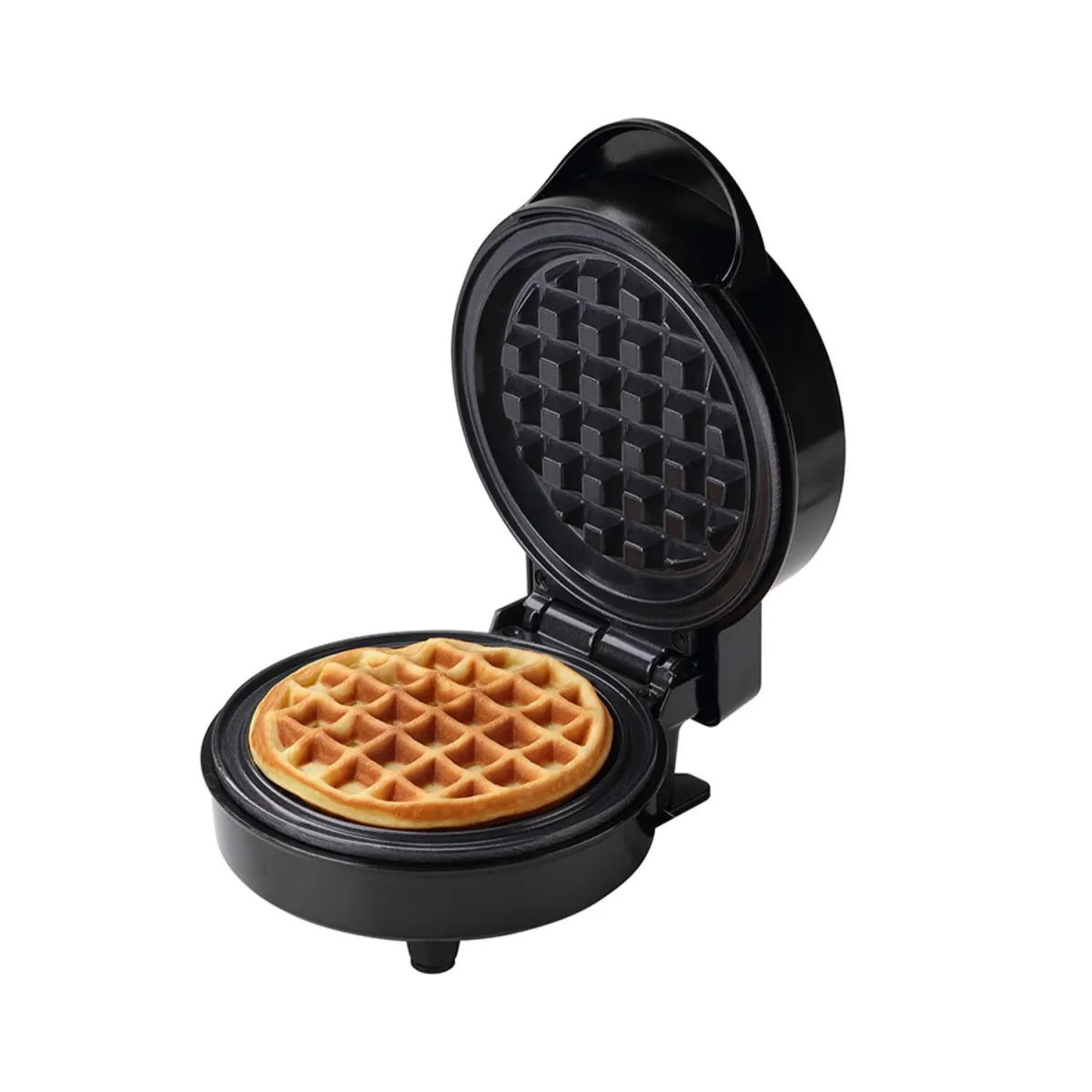 BLANIK - Maquina Mini Waffle Individual 600W Negro BMW079 Blanik