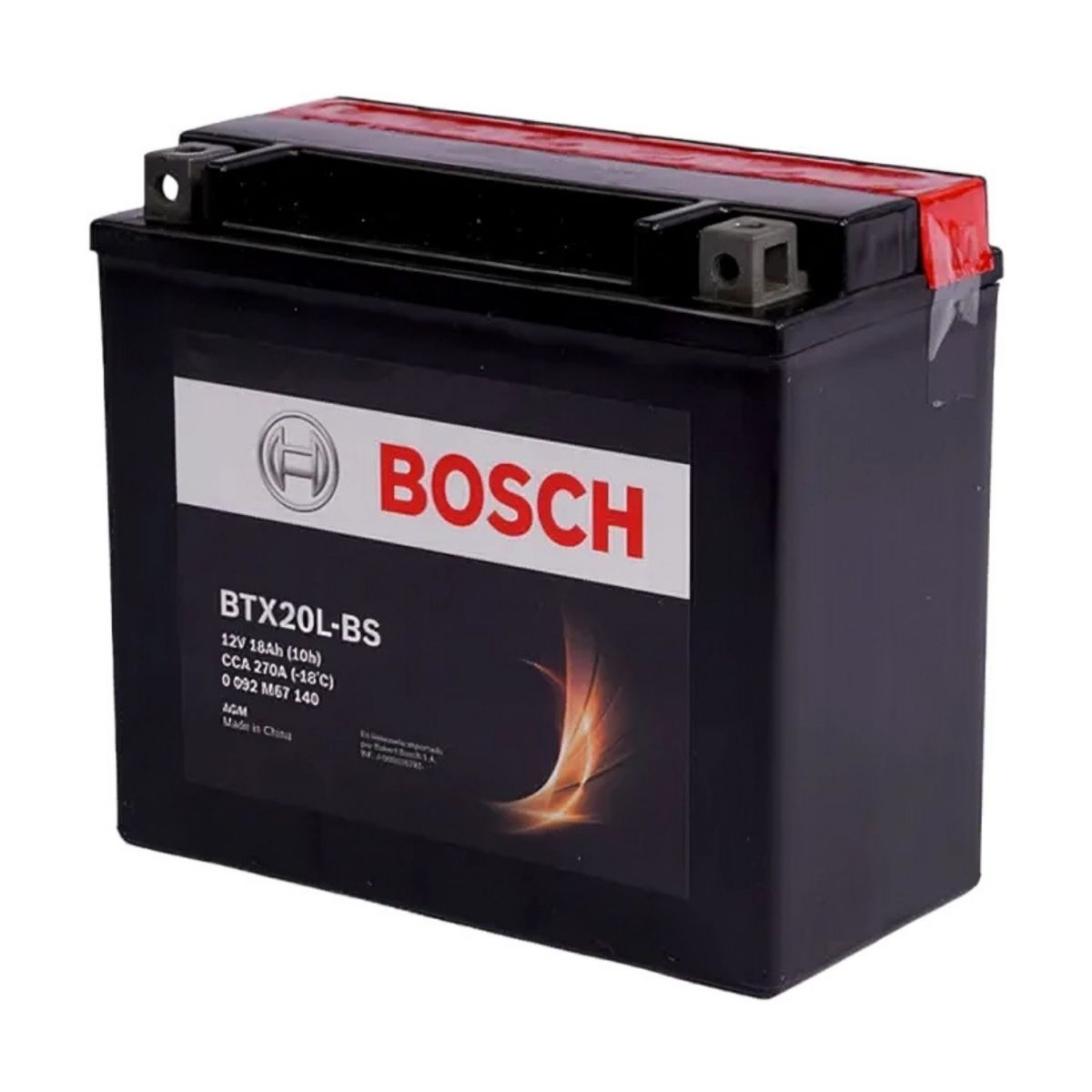 BOSCH - Bateria Moto Ytx20l-bs Btx20l-bs 12v 18ah Bosch