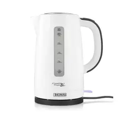 THOMAS - Hervidor Electrico 3000ml 2200W Blanco TH-4151