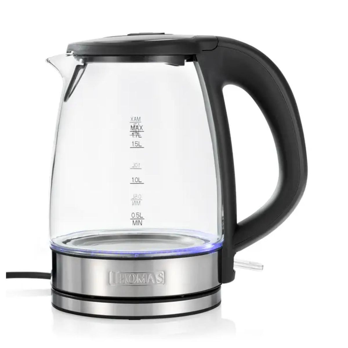THOMAS - Hervidor Electrico 1700ml 2200W Vidrio TH-4725 Thomas