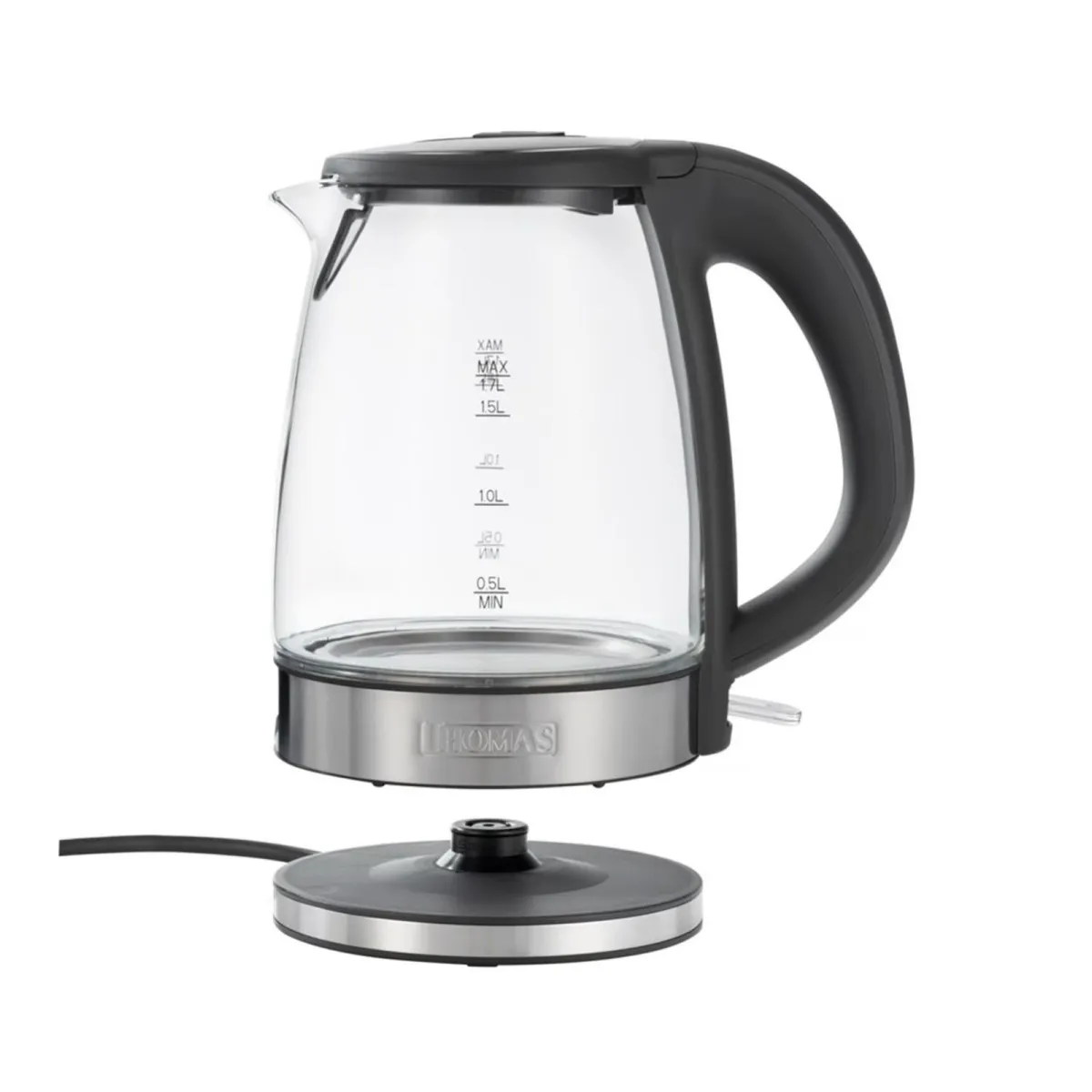 THOMAS - Hervidor Electrico 1700ml 2200W Vidrio TH-4725 Thomas