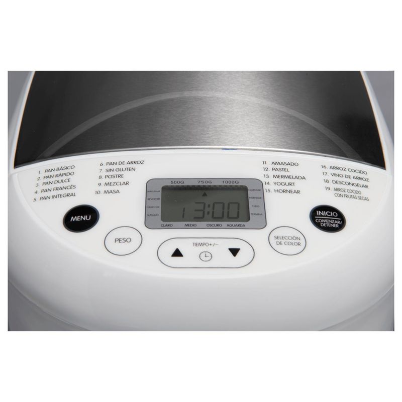 BLANIK - Maquina Para Hacer Pan 1Kg 19Fun 500W BBM065 Blanik