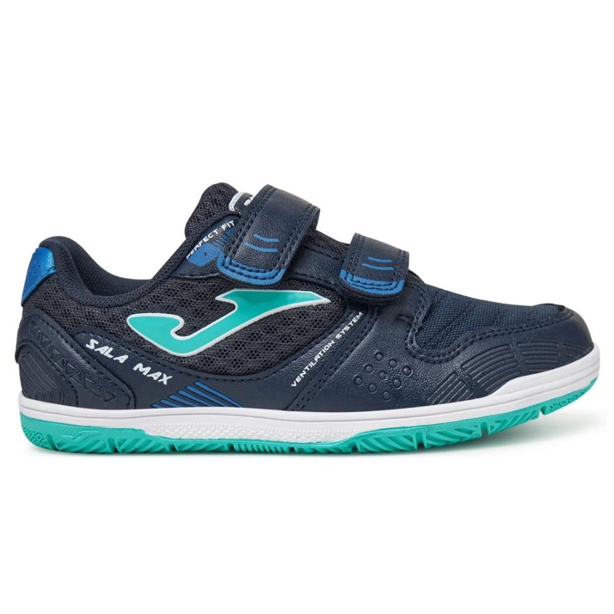 JOMA - Zapatilla Fútbol Sala Kids Max Jr 25 Azul Marino Joma
