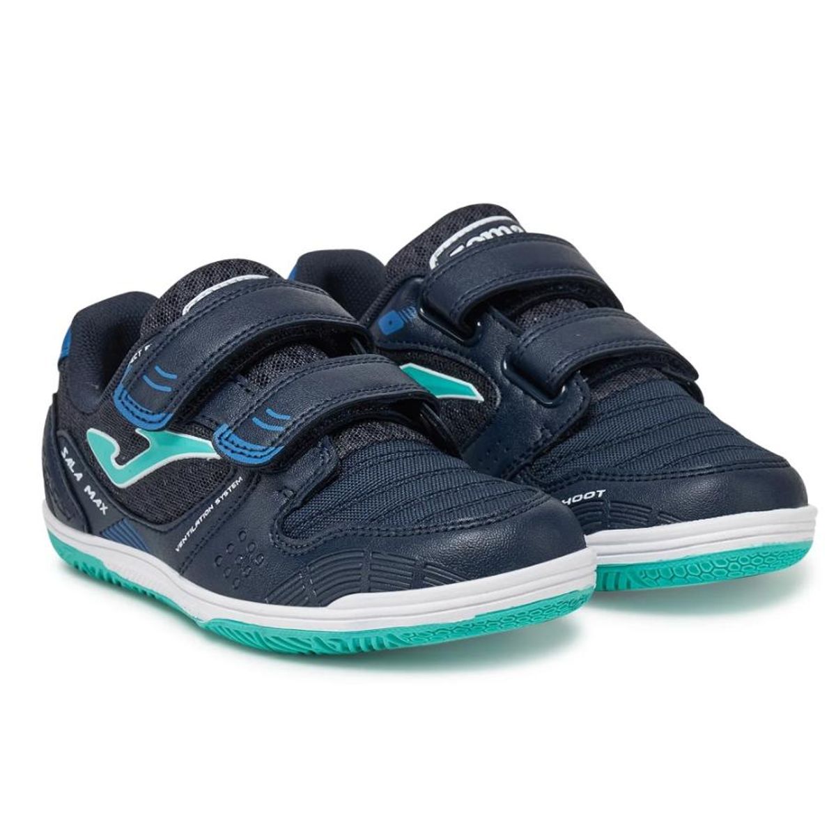 JOMA - Zapatilla Fútbol Sala Kids Max Jr 25 Azul Marino Joma