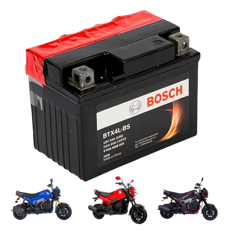 BOSCH - Bateria Moto Bosch Btx4l Honda Navi