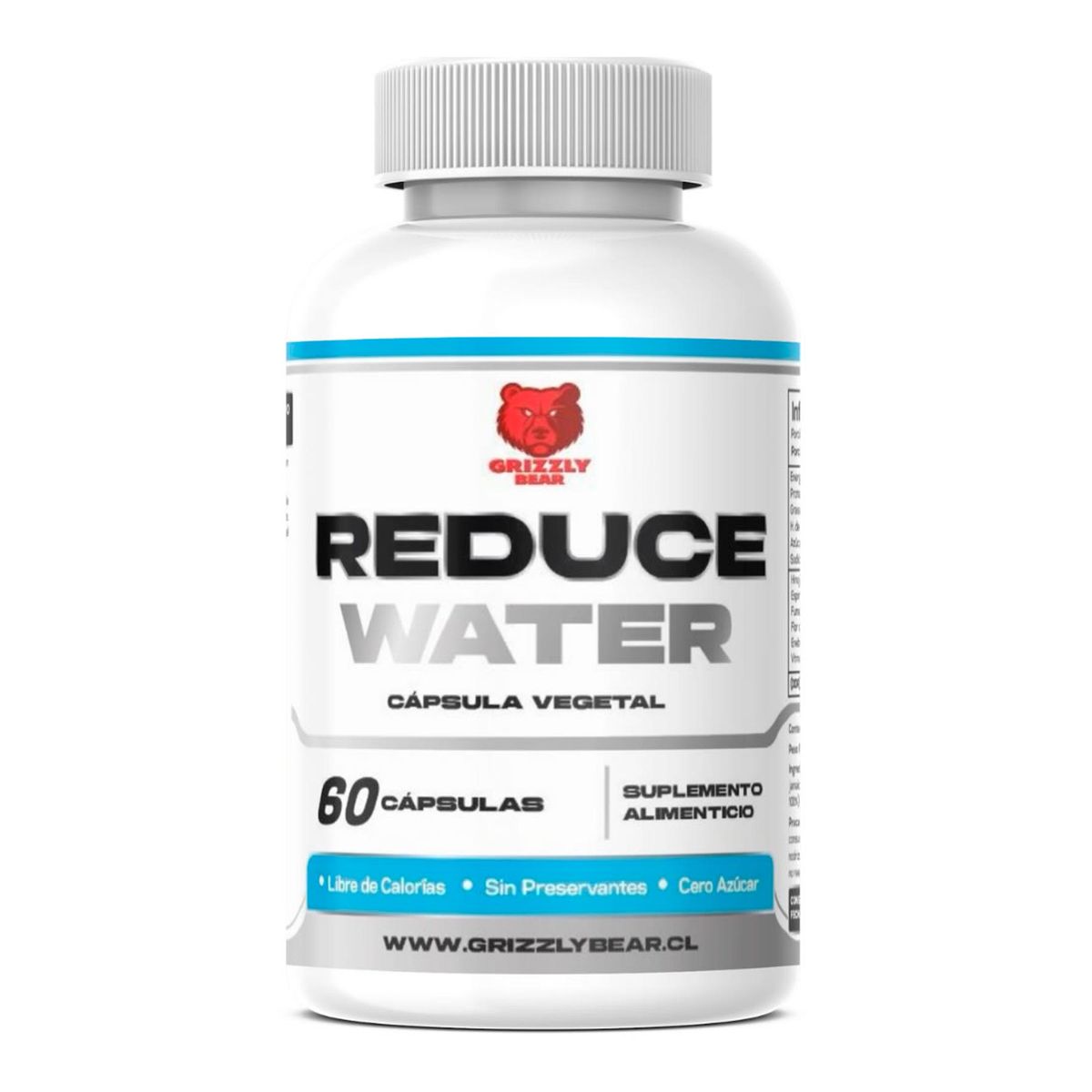 GRIZZLY - Reduce Water Grizzly Bear 60 Capsulas.