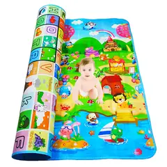 GENERICO - Alfombra Antigolpes Para Niños Bebes Plegable 180x120cm