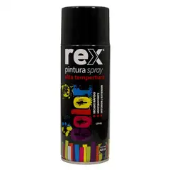 GENERICO - SPRAY ALTA TEMPERATURA NEGRO 400ML REX.