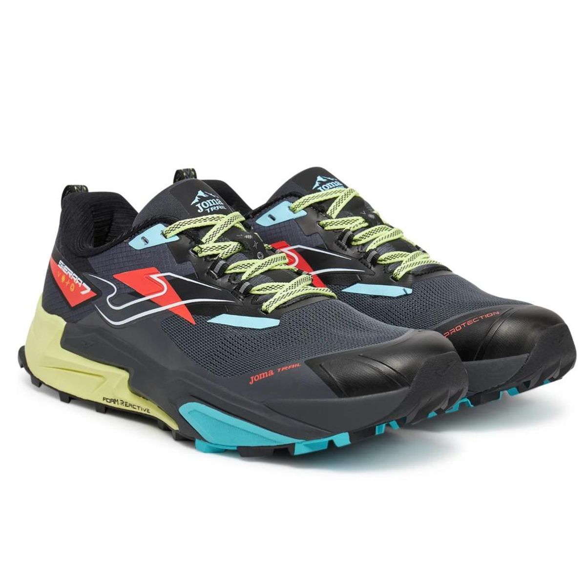 JOMA - Zapatilla Trail Running Hombre Sierra Negro Multicolor Joma