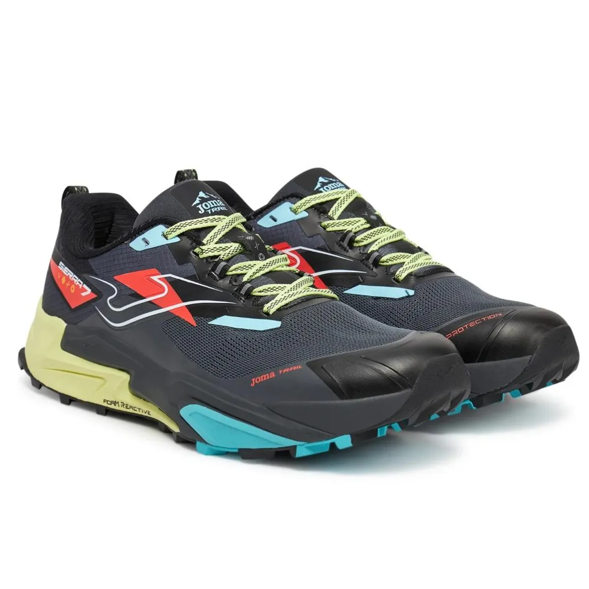 JOMA - Zapatilla Trail Running Hombre Sierra Negro Multicolor Joma