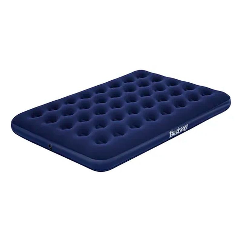 GENERICO - Cama Colchón Inflable Matrimonial Color Azul