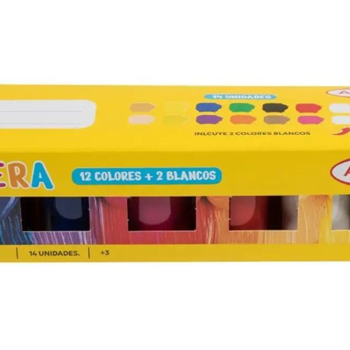 ARTEL - Caja de Tempera 12 Colores