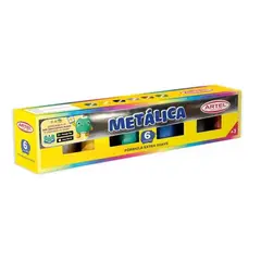 ARTEL - Caja de Tempera Metalica de 6 Colores