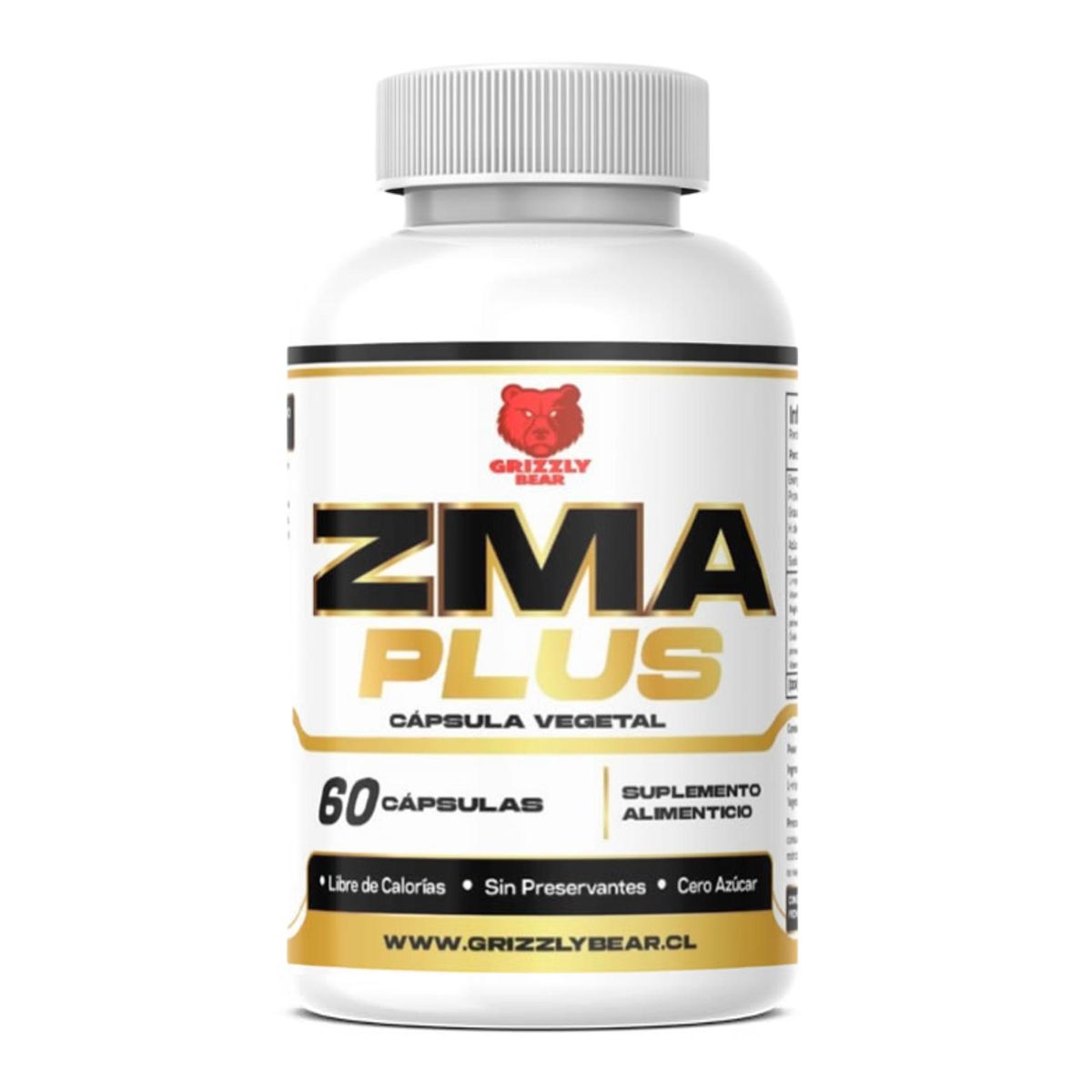 GRIZZLY - ZMA Plus 700MG Grizzly Bear 60 Capsulas.