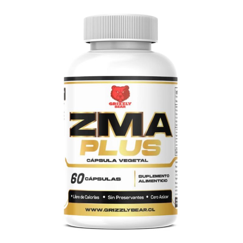 GRIZZLY - ZMA Plus 700MG Grizzly Bear 60 Capsulas.