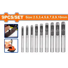 WADFOW - Set De 9 Unidades De Sacabocados 2.5-10 Mm Wcc7509