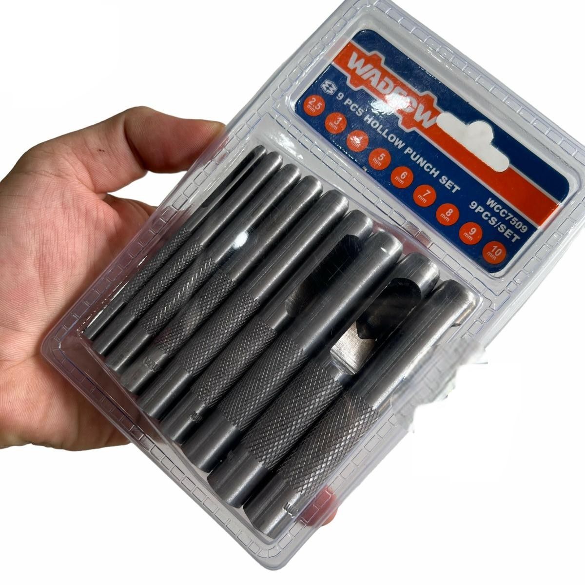 WADFOW - Set De 9 Unidades De Sacabocados 2,5-10 Mm  Wadfow Wcc7509