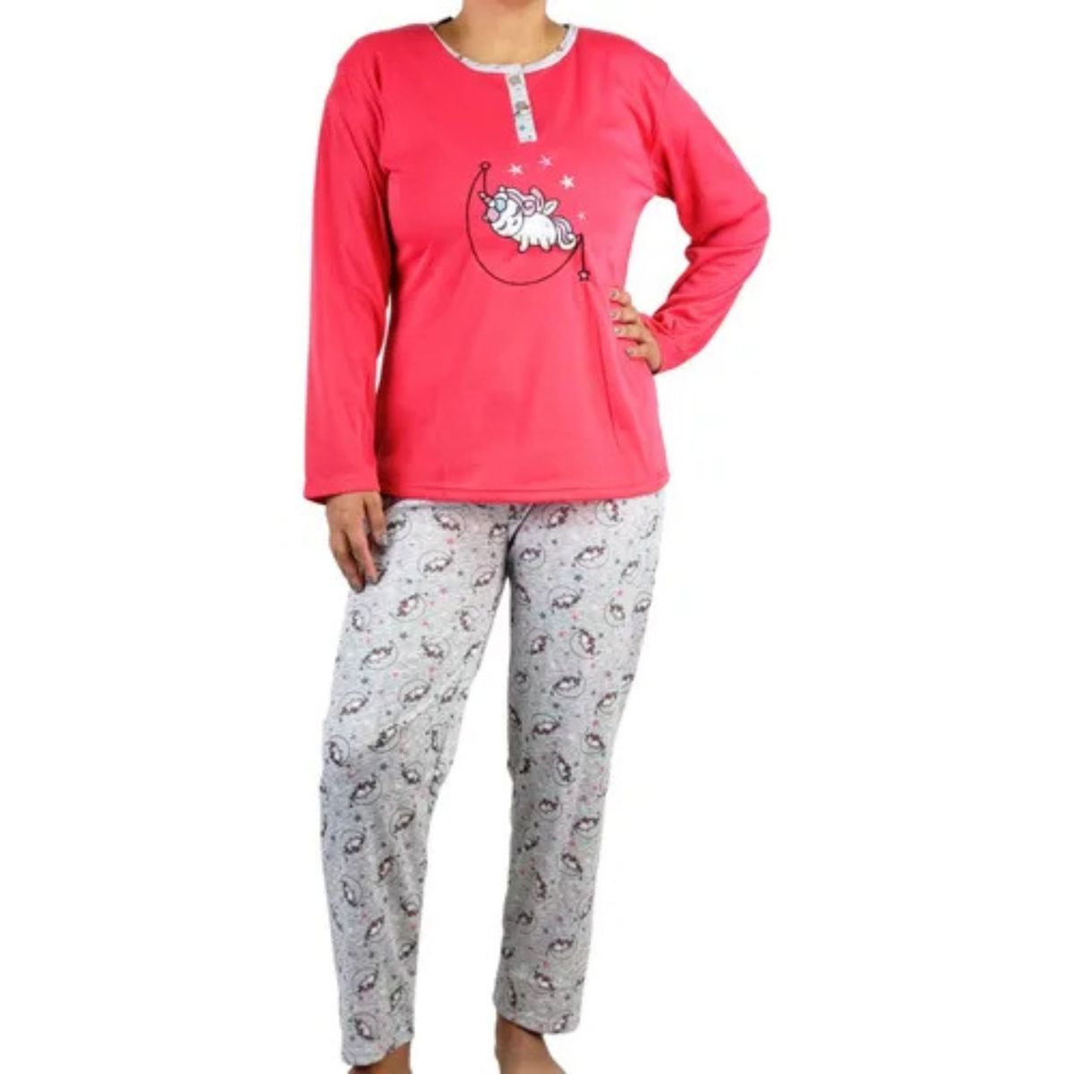 LOOK SHOP - Pijama Franela Mujer Invierno 504