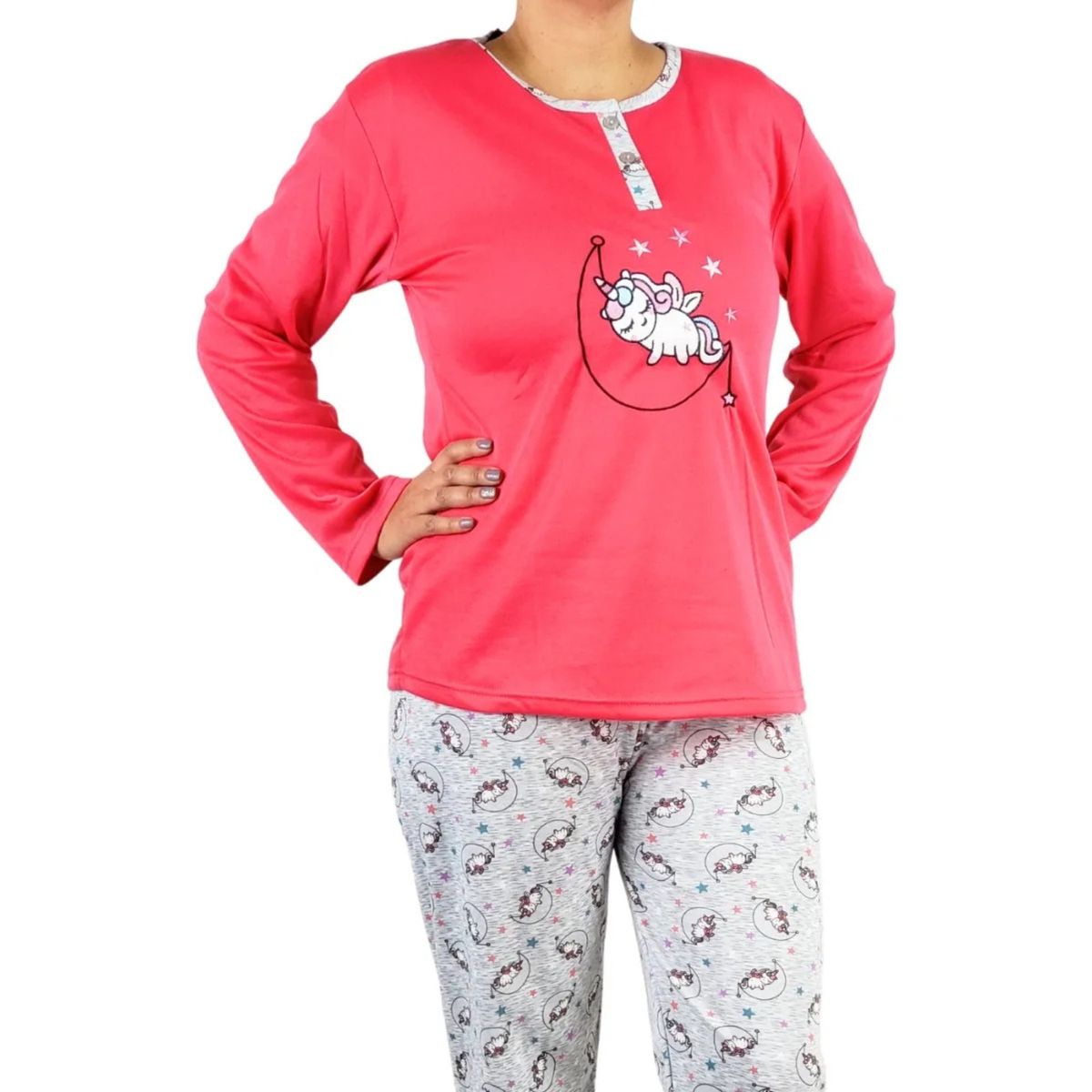 LOOK SHOP - Pijama Franela Mujer Invierno 504