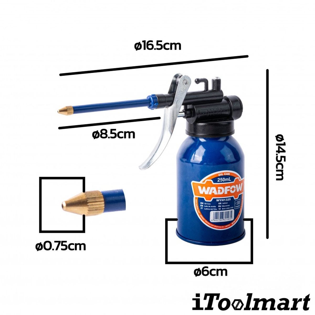 WADFOW - Pistola Para Dispensar Aceite 250 Ml Wadfow Wyh1325
