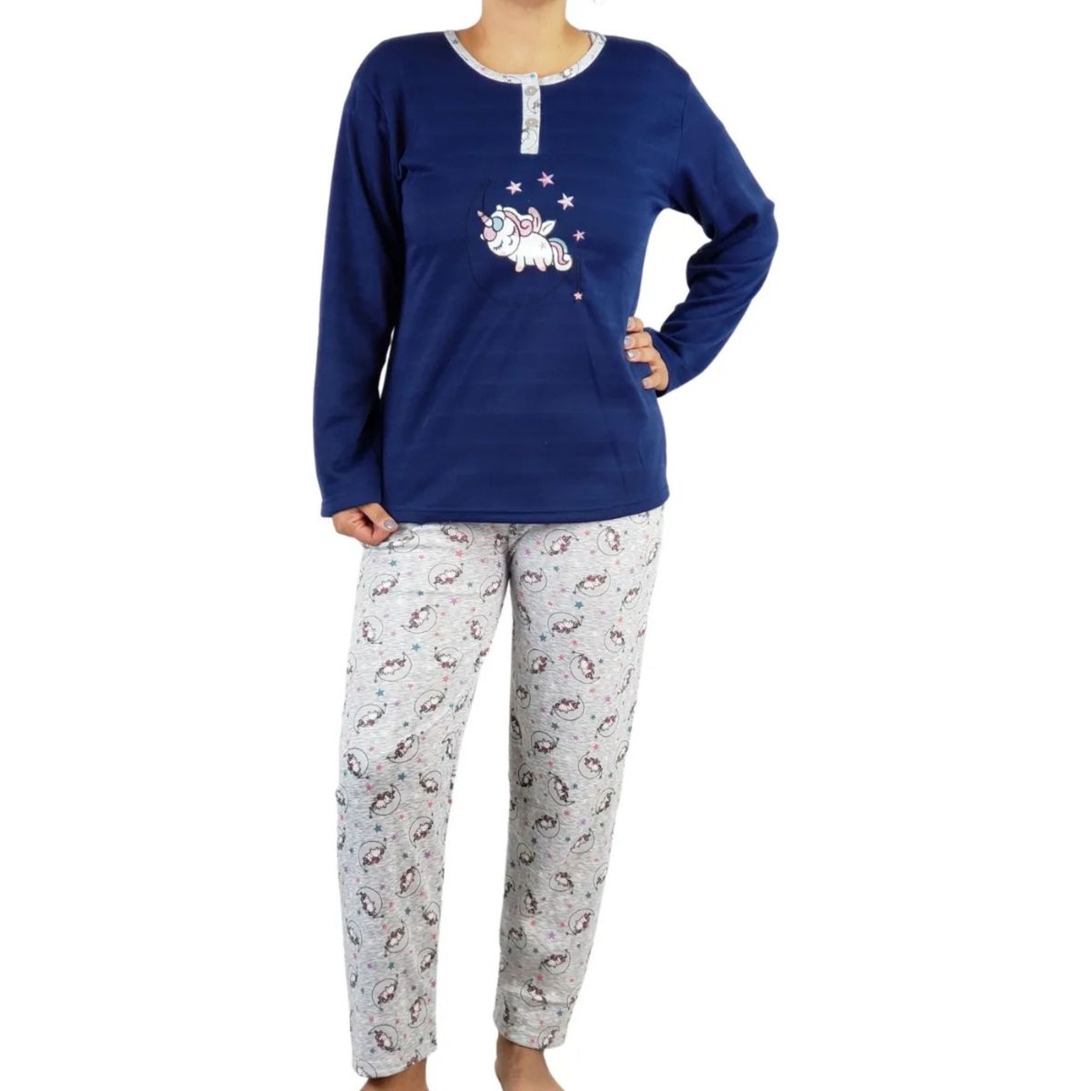 LOOK SHOP - Pijama Franela Mujer Invierno 504
