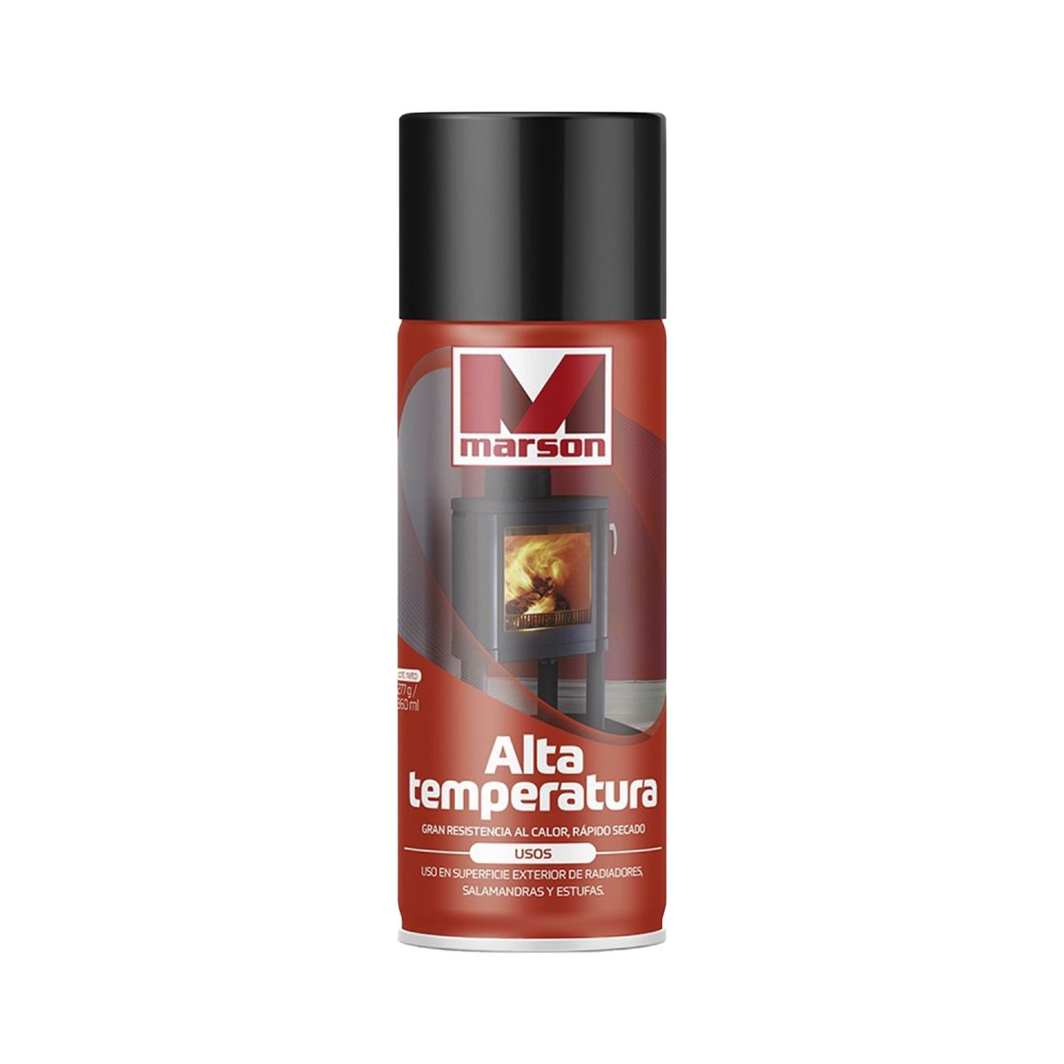 MARSON - PINTURA  ALTA TEMPERATURA NEGRO 350ML MARSON