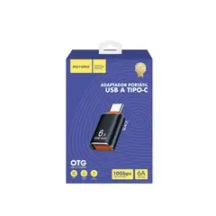 MOTOMO - Cable OTG Usb a Tipo-C 6amp 120w.