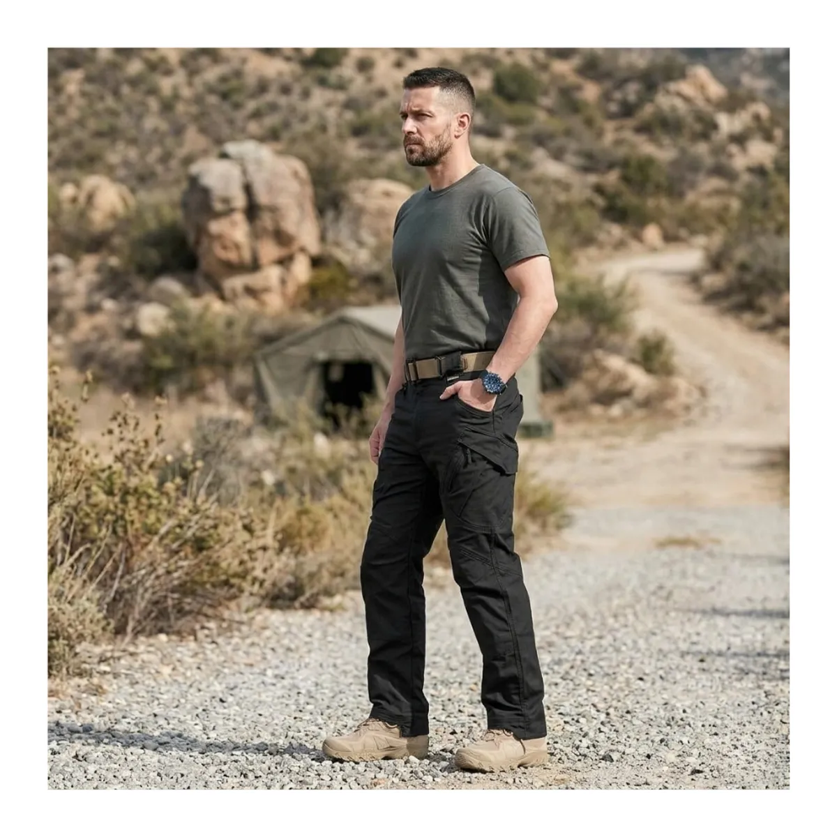 EKOL TACTICA MILITAR - Pantalón Táctico Militar Cargo Outdoor Airsort Militar