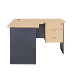 GENERICO - Escritorio en L, Lados 120 X 120 cm. con Cajonera Fija