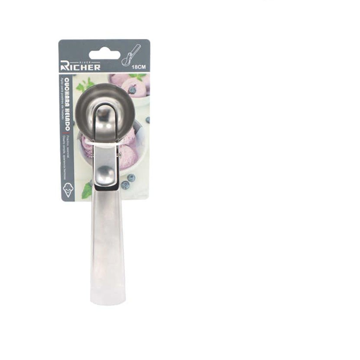 GENERICO - Cuchara De Helado Antiadherente Inoxidable