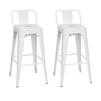 Pack 2 Taburetes Tolix Clasico Blanco 66cm