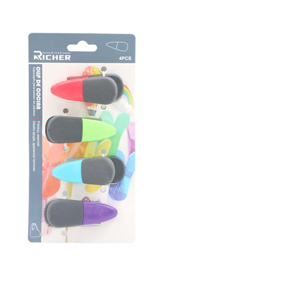 GENERICO - Set Clip de Cocina 4pcs