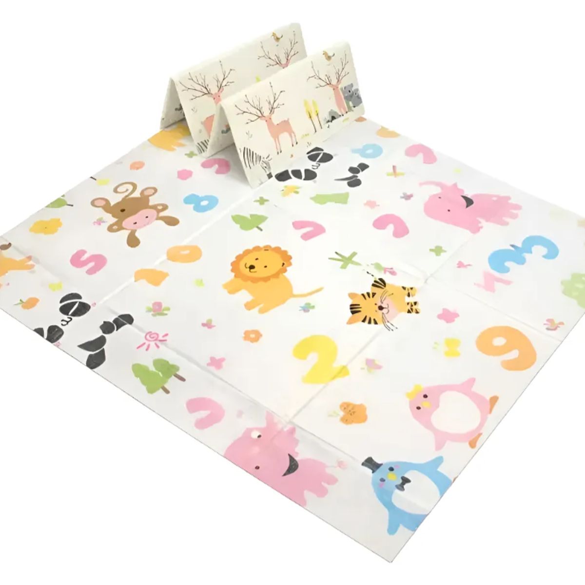 GENERICO - Alfombra Antigolpes Para Niños Bebes Plegable Playmat 180x150cm