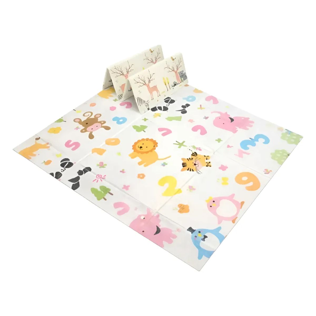 GENERICO - Alfombra Antigolpes Para Niños Bebes Plegable Playmat 180x150cm