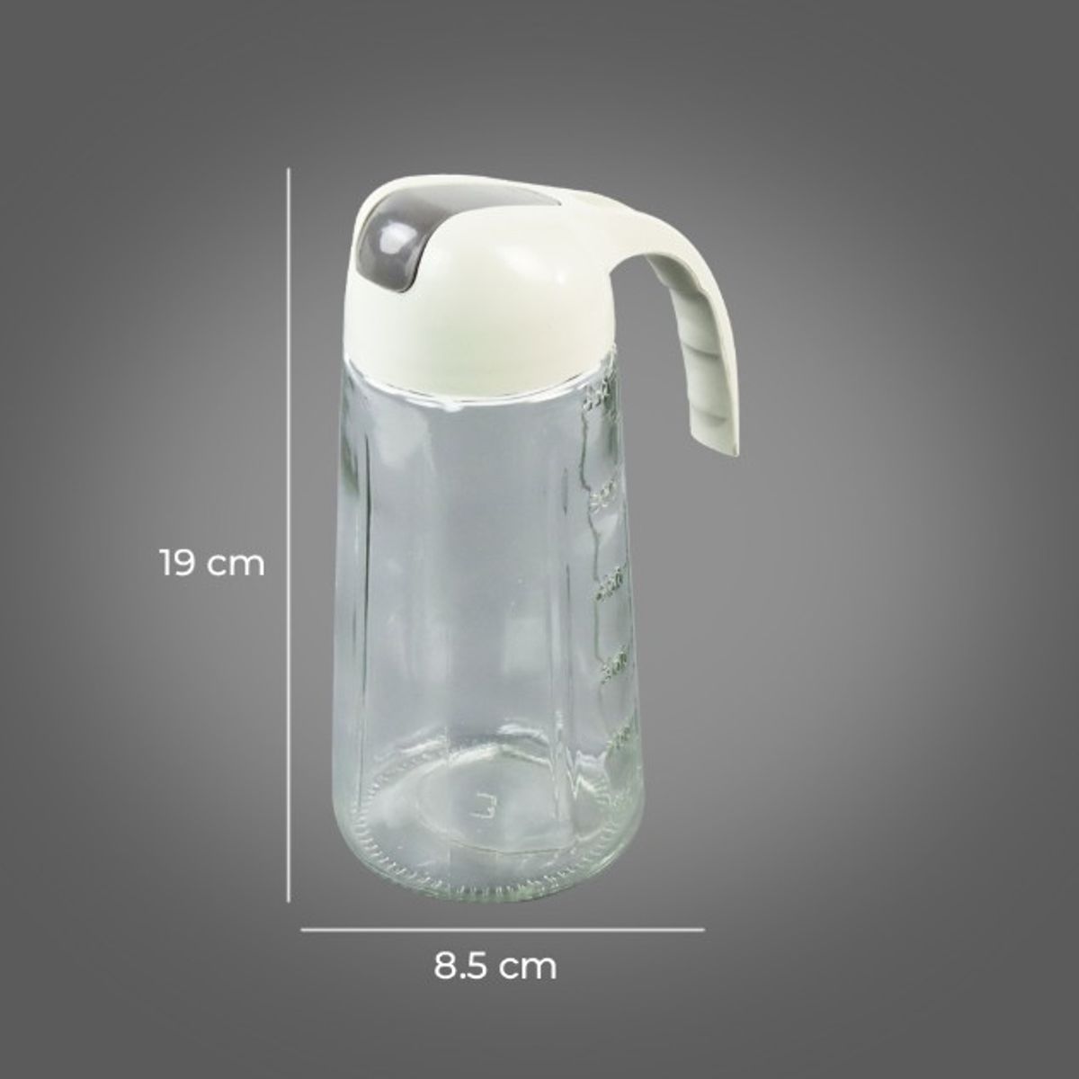 GENERICO - Botella Medidora De Vidrio Tapa Plastica De 650 Ml