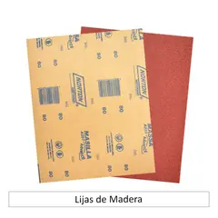 NORTON - Set 10 Lijas En Seco Madera Masilla 225x275 Mm A-257 G80