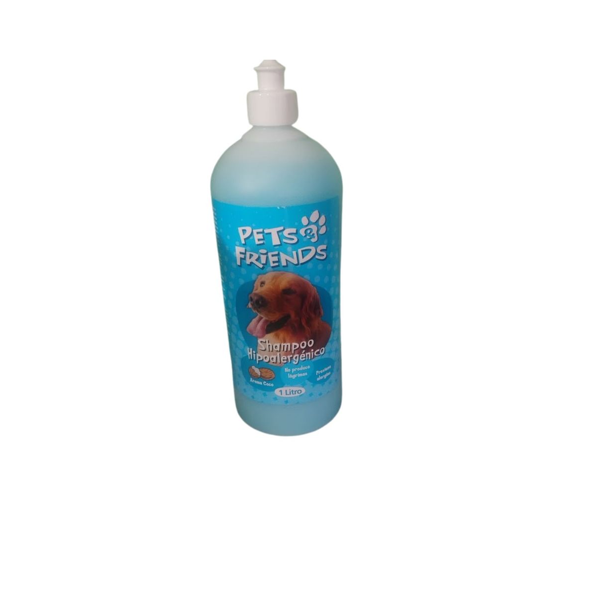 PETS AND FRIENDS - Shampoo Hipoalergénico Aroma Coco 1lts Perro Pets&friends
