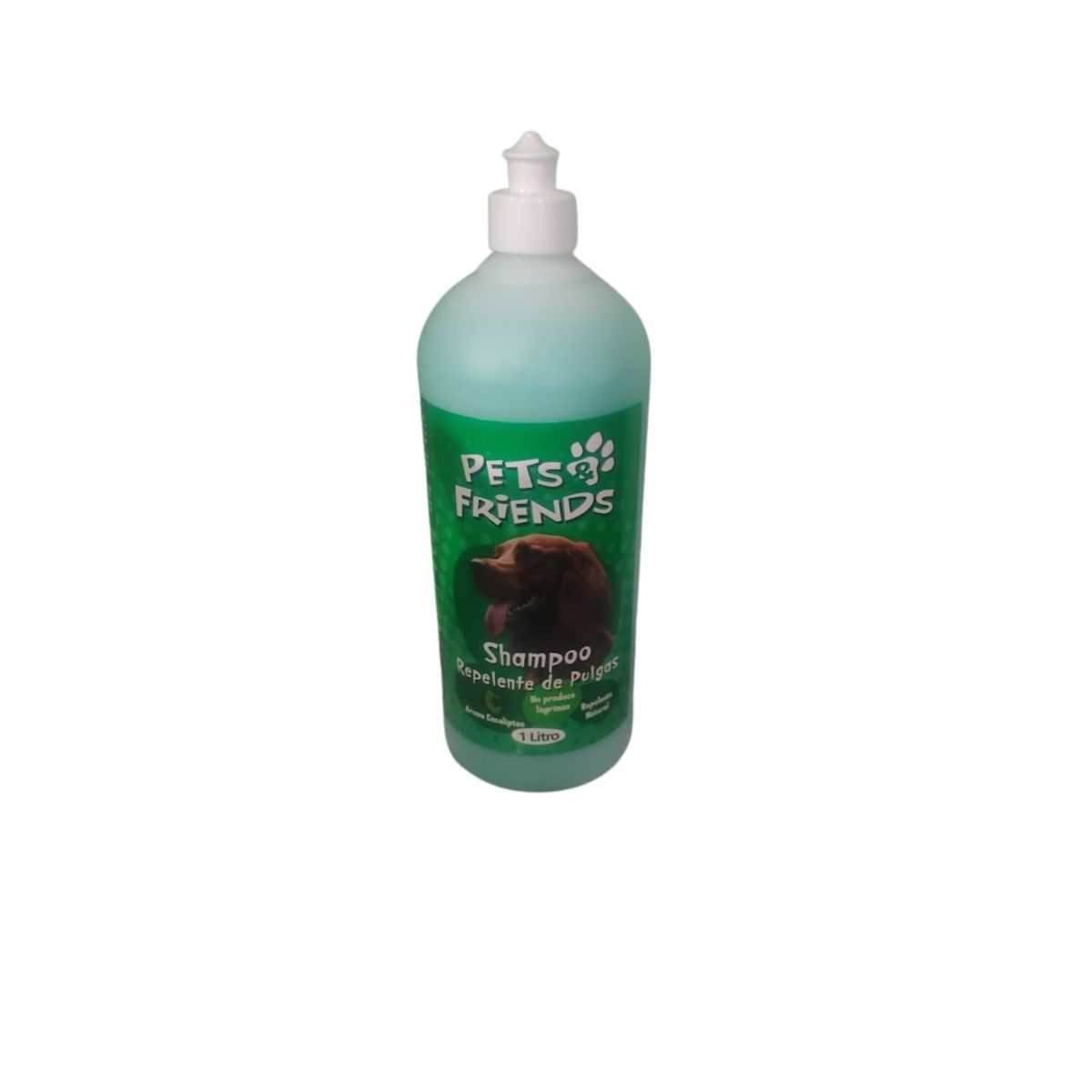 PETS AND FRIENDS - Shampoo Repelente Pulgas Eucaliptus 1 Lt Perro Pets&friends