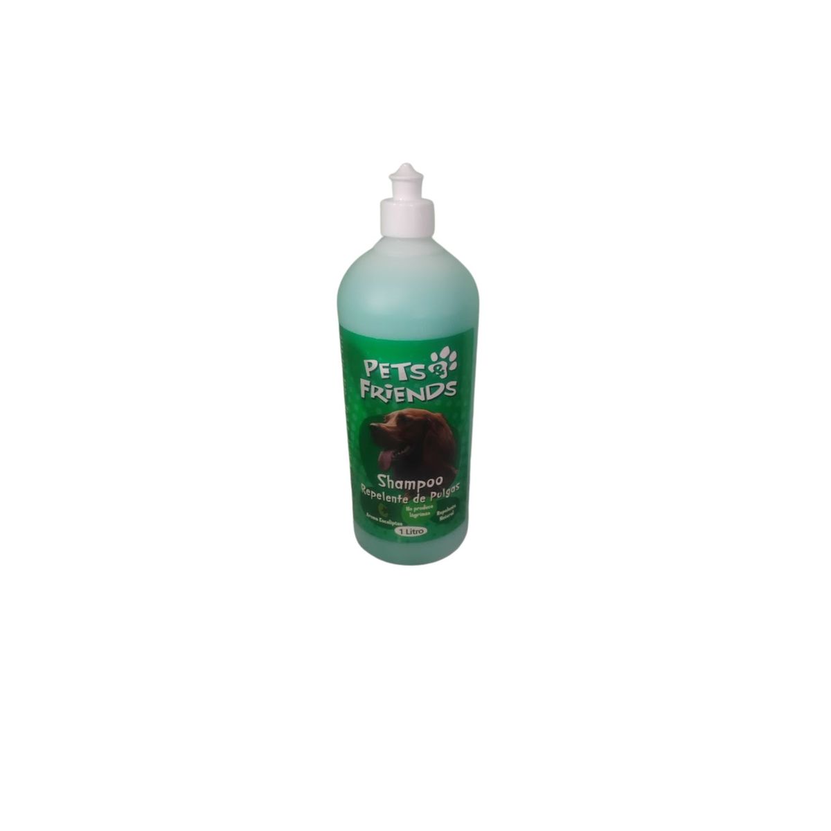 PETS AND FRIENDS - Shampoo Repelente Pulgas Eucaliptus 1 Lt Perro Pets&friends