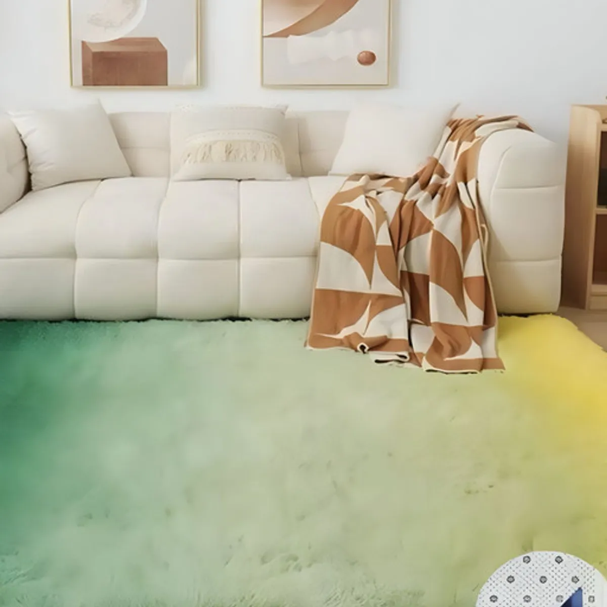 GENERICO - Alfombra Living Dormitorio Suave 240 x 200 cm Multicolor