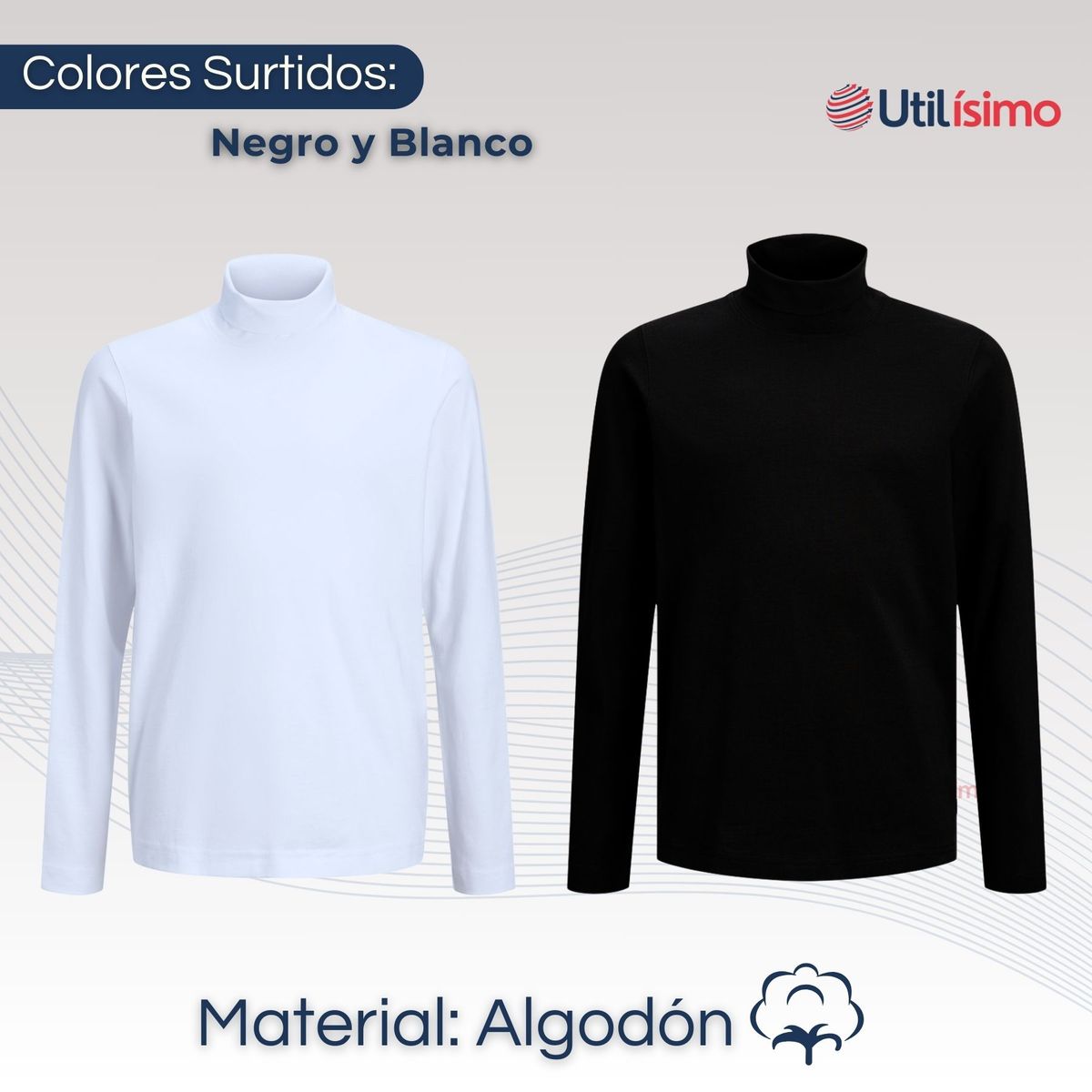 UTILISIMO - Pack 3 Camisetas Polera Beatle Algodón Niño Primera Capa